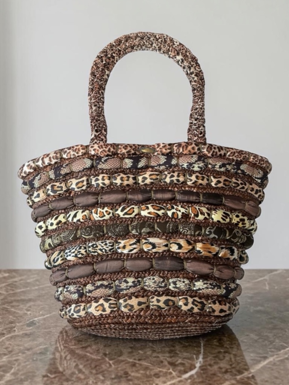 Cappelli Straworld Hand Woven Bag from the Caribbean Island